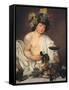 Bacchus-Caravaggio-Framed Stretched Canvas