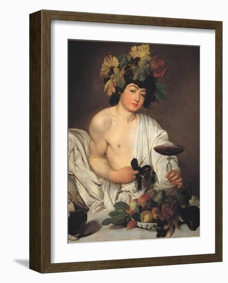 Bacchus-Caravaggio-Framed Art Print