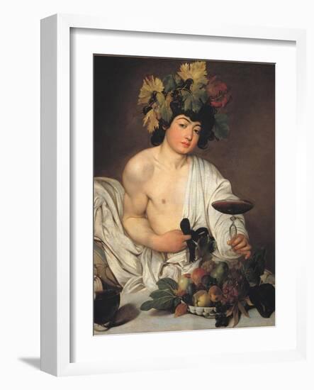 Bacchus-Caravaggio-Framed Art Print