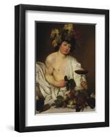 Bacchus-Caravaggio-Framed Giclee Print