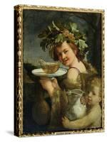 Bacchus-Guido Reni-Stretched Canvas