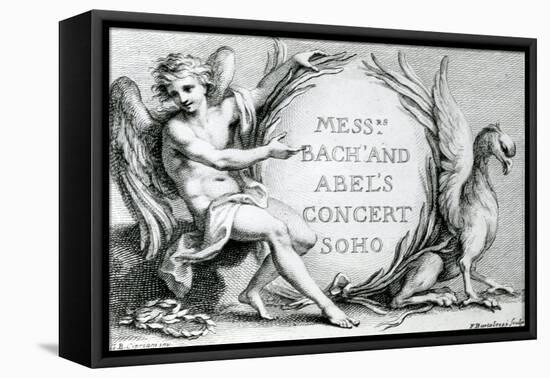 Bach and Abel's Concert Soho, 1870-Francesco Bartolozzi-Framed Stretched Canvas