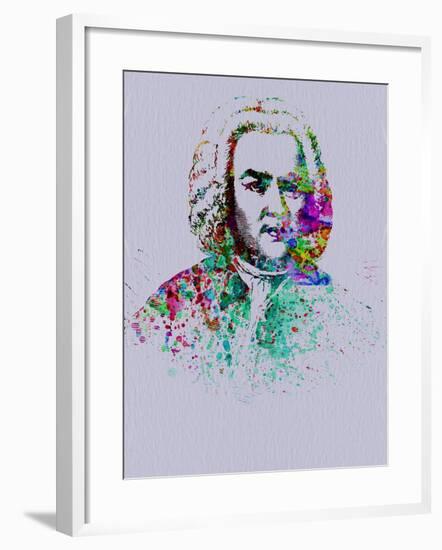 Bach Watercolor-Anna Malkin-Framed Art Print