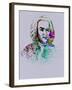 Bach Watercolor-Anna Malkin-Framed Art Print