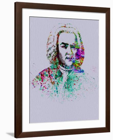 Bach Watercolor-Anna Malkin-Framed Art Print