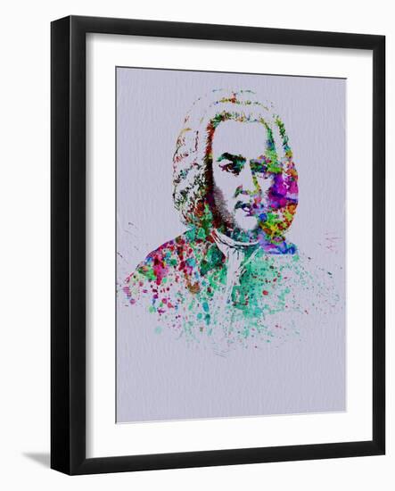 Bach Watercolor-Anna Malkin-Framed Art Print