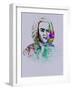 Bach Watercolor-Anna Malkin-Framed Art Print