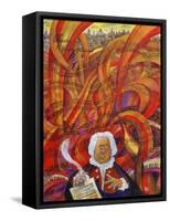 Bach-Bill Bell-Framed Stretched Canvas