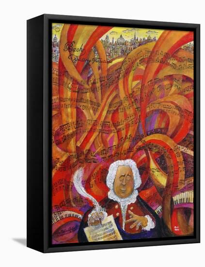 Bach-Bill Bell-Framed Stretched Canvas