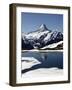 Bachalpsee at Grindelwald-First and Bernese Alps, Bernese Oberland, Swiss Alps, Switzerland, Europe-Hans Peter Merten-Framed Photographic Print