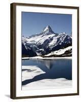 Bachalpsee at Grindelwald-First and Bernese Alps, Bernese Oberland, Swiss Alps, Switzerland, Europe-Hans Peter Merten-Framed Photographic Print