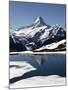 Bachalpsee at Grindelwald-First and Bernese Alps, Bernese Oberland, Swiss Alps, Switzerland, Europe-Hans Peter Merten-Mounted Photographic Print