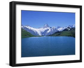 Bachalpsee, Schreckhorn and Finsterarhorn, Bernese Oberland, Swiss Alps, Switzerland-Hans Peter Merten-Framed Photographic Print
