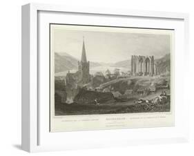 Bacharach and St Werner's Chapel-William Tombleson-Framed Giclee Print