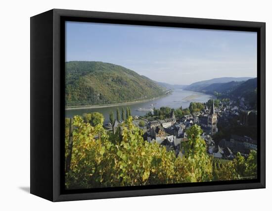 Bacharach, Rhine Valley, Germany, Europe-Hans Peter Merten-Framed Stretched Canvas