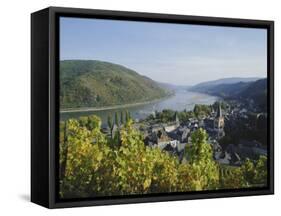 Bacharach, Rhine Valley, Germany, Europe-Hans Peter Merten-Framed Stretched Canvas