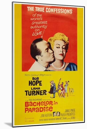 Bachelor in Paradise, from Left: Bob Hope, Lana Turner, 1961-null-Mounted Art Print