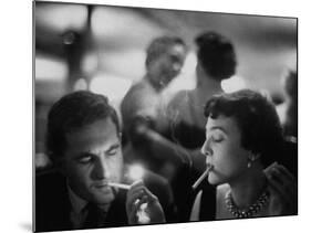 Bachelor Peter Davidson Smoking with Date-null-Mounted Photographic Print