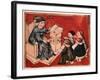 Bachelor Teaching His Pupils, C 15th-null-Framed Giclee Print