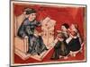 Bachelor Teaching His Pupils, C 15th-null-Mounted Giclee Print