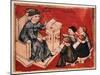 Bachelor Teaching His Pupils, C 15th-null-Mounted Giclee Print