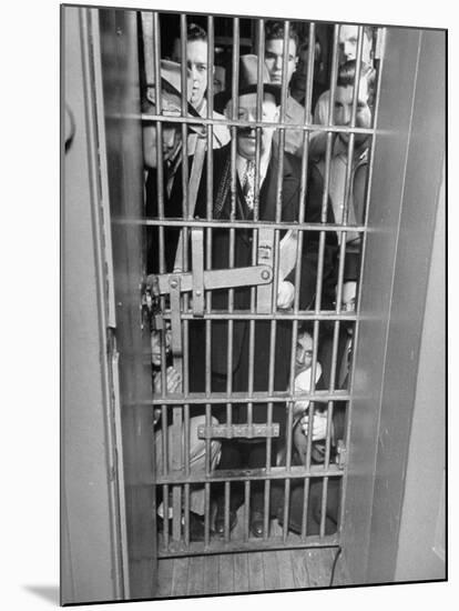 Bachelors Filling the Women's Jail after the Men's Got Too Crowded-George Skadding-Mounted Premium Photographic Print