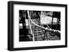 Back and White Rope Bridge-photon42-Framed Photographic Print