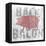 Back Bacon-Alicia Soave-Framed Stretched Canvas