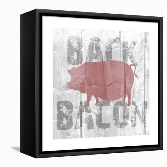 Back Bacon-Alicia Soave-Framed Stretched Canvas
