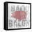 Back Bacon-Alicia Soave-Framed Stretched Canvas