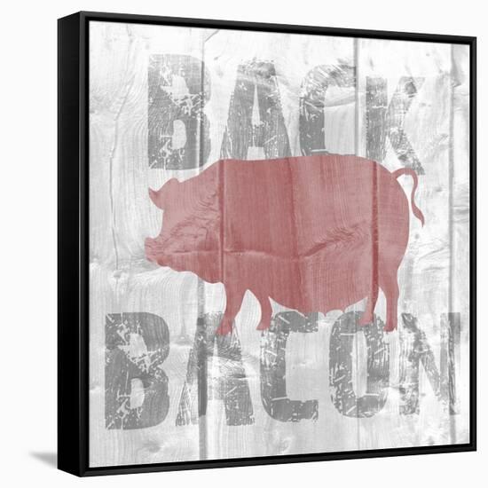Back Bacon-Alicia Soave-Framed Stretched Canvas