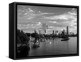 Back Bay, Boston, Massachusetts, USA-Walter Bibikow-Framed Stretched Canvas