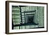 Back Building Stairwell NYC-null-Framed Photo