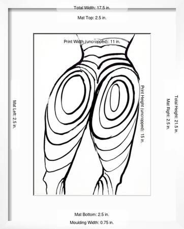 Back Cover Nude Study From Derriere Le Miroir Collectable Print Alexander Calder Allposters Com