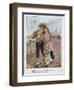 Back from Fishing by Pietro Scoppetta (1863-1920), Italy, 20th Century-Pietro Scoppetta-Framed Giclee Print