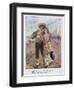 Back from Fishing by Pietro Scoppetta (1863-1920), Italy, 20th Century-Pietro Scoppetta-Framed Giclee Print