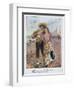 Back from Fishing by Pietro Scoppetta (1863-1920), Italy, 20th Century-Pietro Scoppetta-Framed Giclee Print