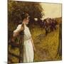 Back from the Commom, Heyshott, West Sussex, 1890's-Henry Herbert La Thangue-Mounted Giclee Print