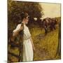 Back from the Commom, Heyshott, West Sussex, 1890's-Henry Herbert La Thangue-Mounted Giclee Print