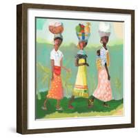 Back from the Market-Jenny Westenhofer-Framed Art Print