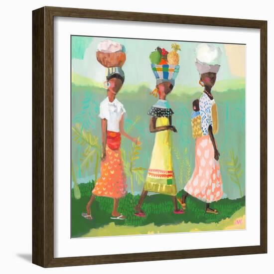 Back from the Market-Jenny Westenhofer-Framed Art Print