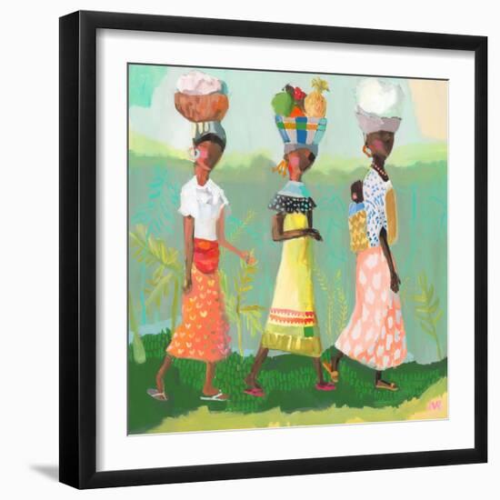 Back from the Market-Jenny Westenhofer-Framed Art Print