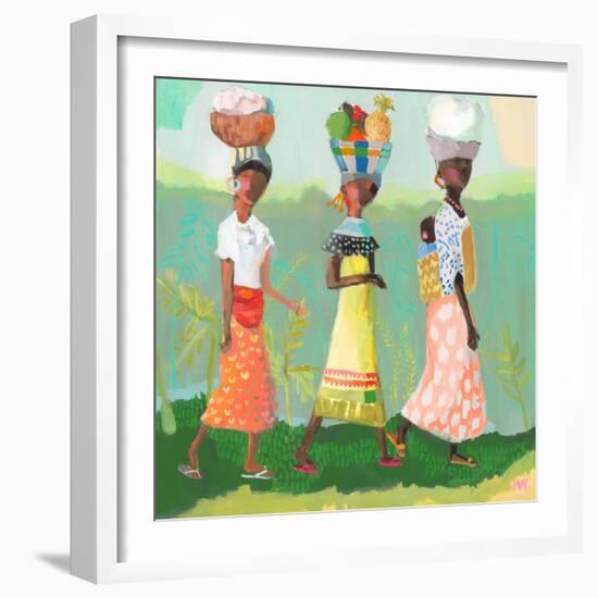 Back from the Market-Jenny Westenhofer-Framed Art Print