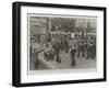 Back from the Soudan, Arrival of the 1st Battalion Grenadier Guards at Waterloo-Henry Marriott Paget-Framed Giclee Print