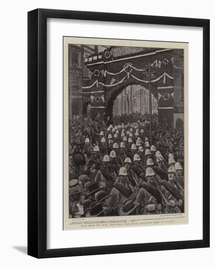 Back from the War, Welcoming the Royal Canadians Home at Halifax-Henry Marriott Paget-Framed Giclee Print