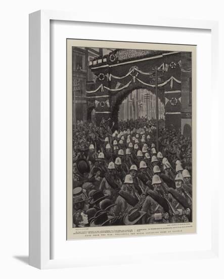 Back from the War, Welcoming the Royal Canadians Home at Halifax-Henry Marriott Paget-Framed Giclee Print