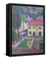 Back Gardens, before 1936-Stanislawa de Karlowska-Framed Stretched Canvas