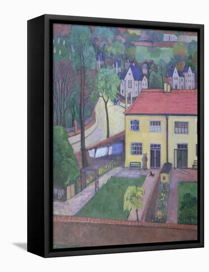 Back Gardens, before 1936-Stanislawa de Karlowska-Framed Stretched Canvas