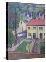 Back Gardens, before 1936-Stanislawa de Karlowska-Stretched Canvas