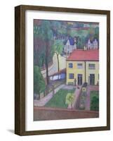 Back Gardens, before 1936-Stanislawa de Karlowska-Framed Giclee Print